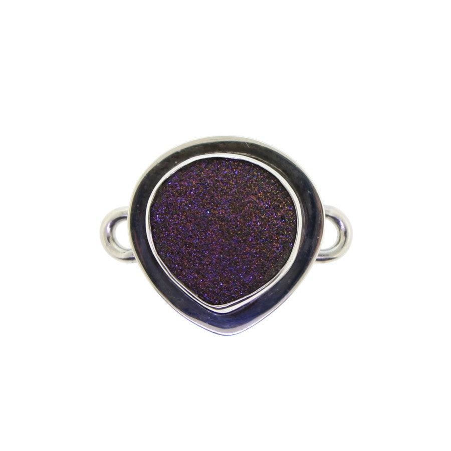 Tabra Titanium Coated Druzy Charm A