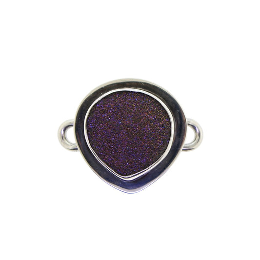 Tabra Titanium Coated Druzy Charm A
