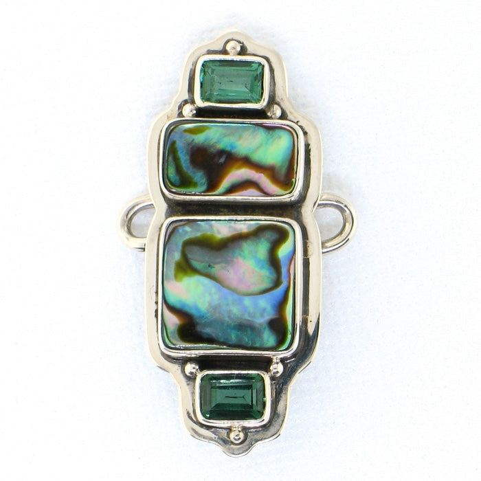 Tabra Paua Double Green Quartz