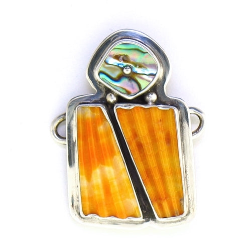 Tabra Scallop and Paua Shell Charm