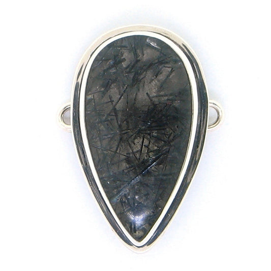 Tabra Black Rutile Quartz Charm (Large)
