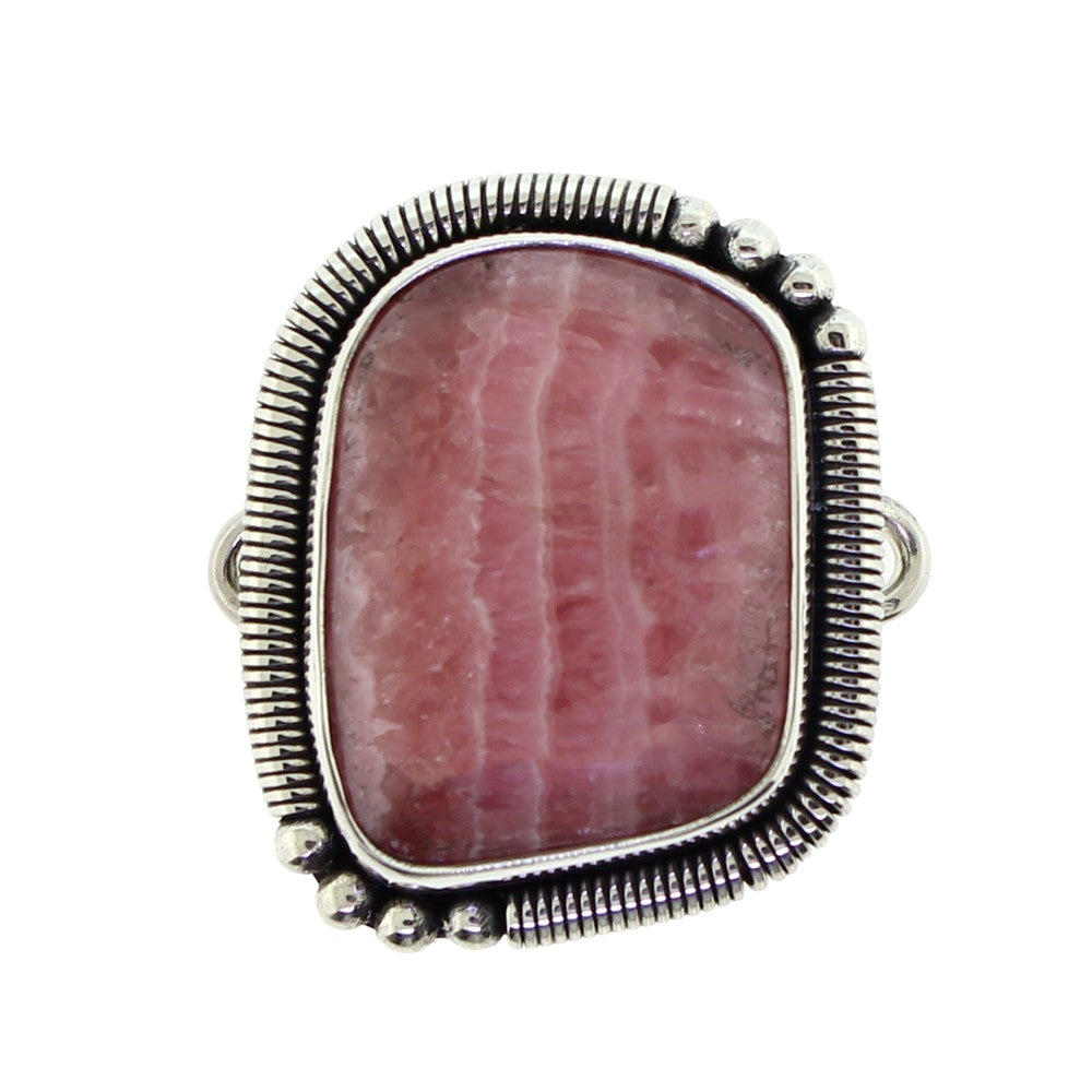 Tabra Rhodochrosite Coil Charm