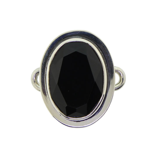 Tabra Onyx Faceted Oval Charm