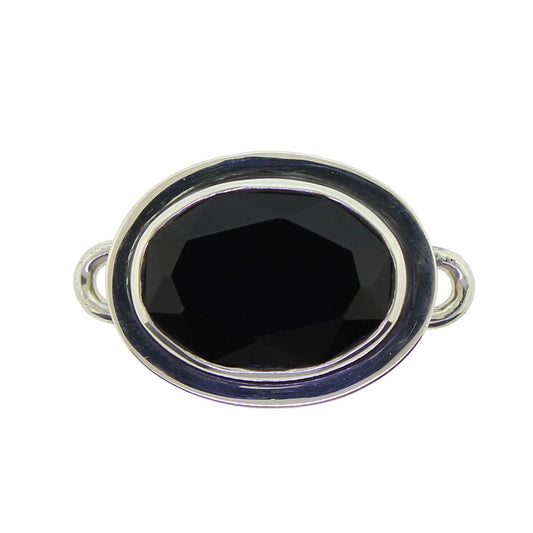 Tabra Onyx Faceted Oval Charm