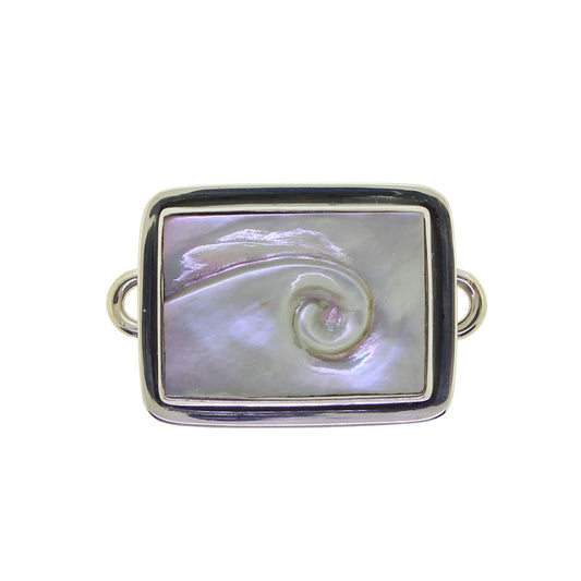 Tabra Mother of Pearl Spiral Charm