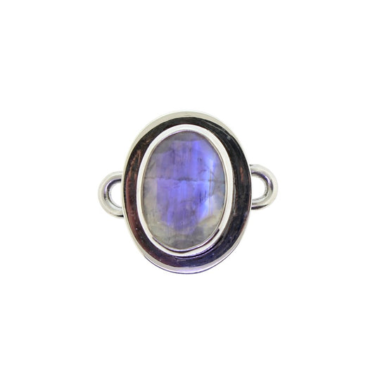 Tabra Rainbow Moonstone Oval Charm