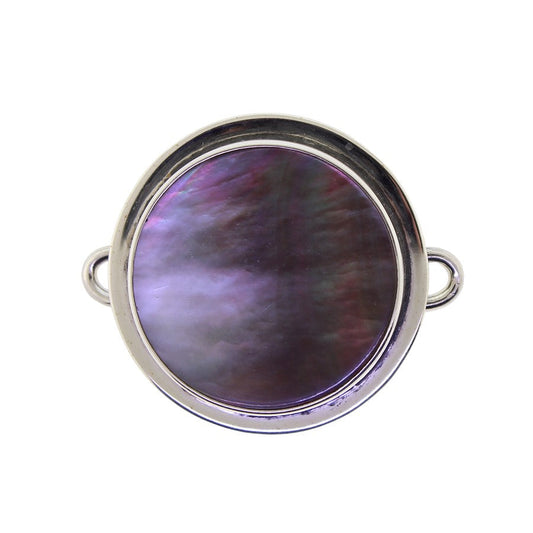 Tabra Mother of Pearl Round Charm Medium