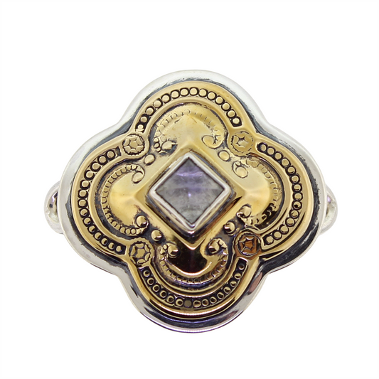 Tabra Bronze Baroque  Moonstone Charm