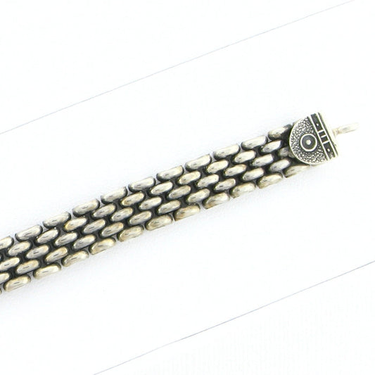 Tabra Connector Bracelet Chain-Silver Watch Band Style CBR25