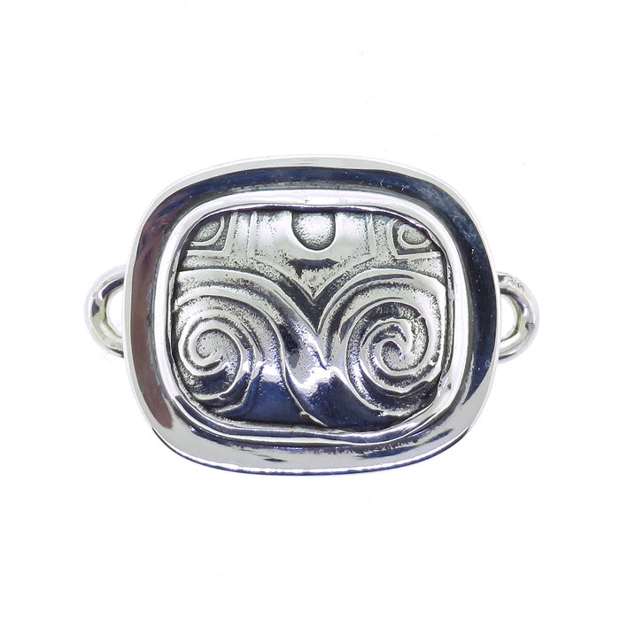 Tabra Silver Swirl Charm