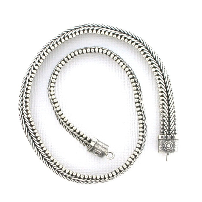 Tabra Sterling Silver Necklace Connector Chain V Mesh