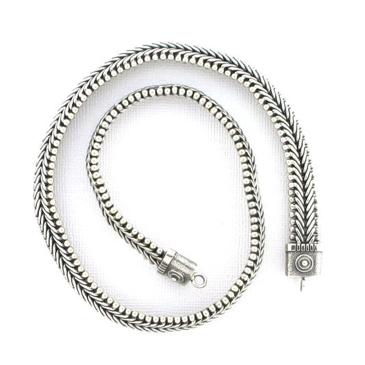 Tabra Sterling Silver Necklace Connector Chain V Mesh