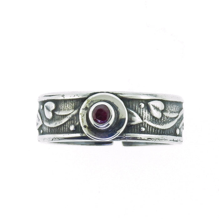 Tabra Sterling Silver Ruby Ring